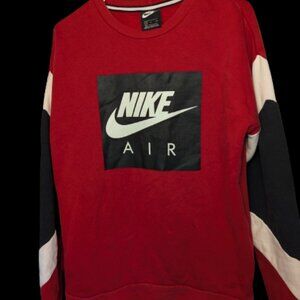 Nike Red Sweatshirt - Size S - Made in Malaysia - Used, No Flaws